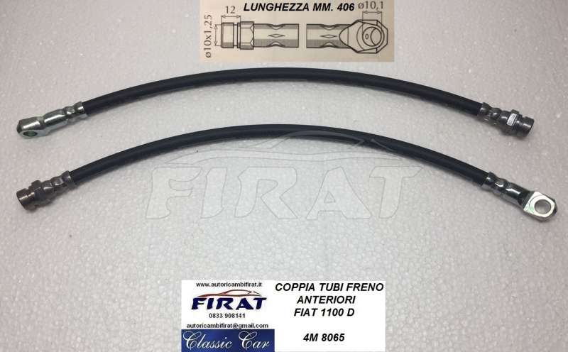 TUBO FRENO FIAT 1100 D ANT. (8065)